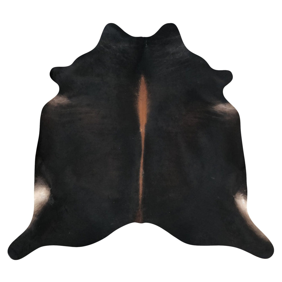 Natural Brazilian Cowhide Rug -  Espresso, Mocha & Beige