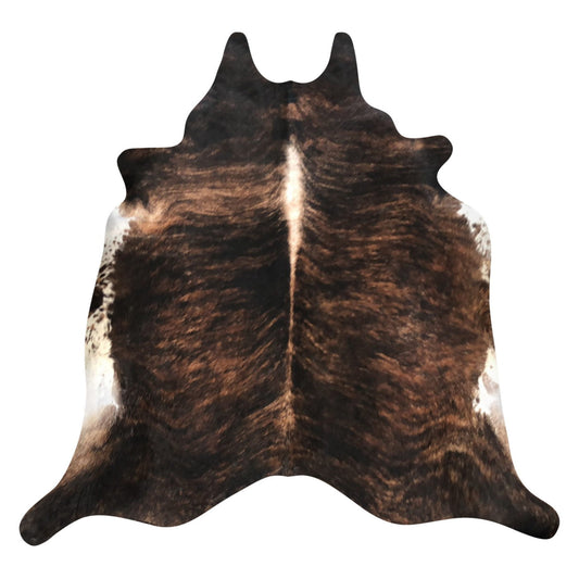Natural Brazilian Cowhide Rug -  Espresso, Mocha & Ivory