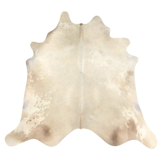 Natural Brazilian Cowhide Rug -  Beige & Ivory