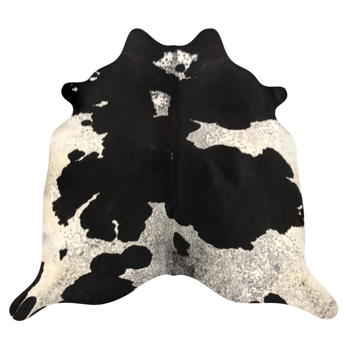 Natural Brazilian Cowhide Rug -  Espresso, Taupe & Ivory