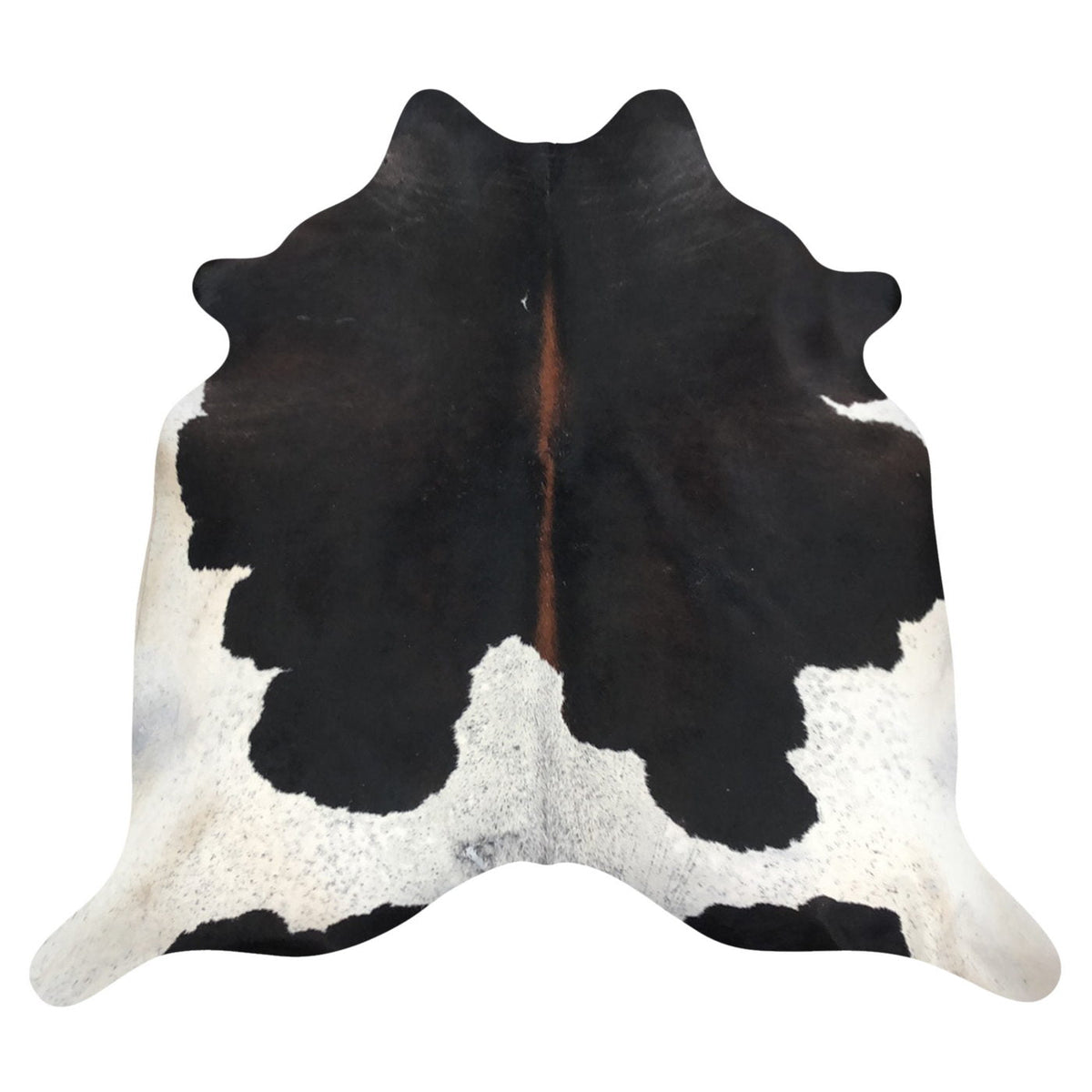 Natural Brazilian Cowhide Rug -  Espresso, Ivory & Mocha
