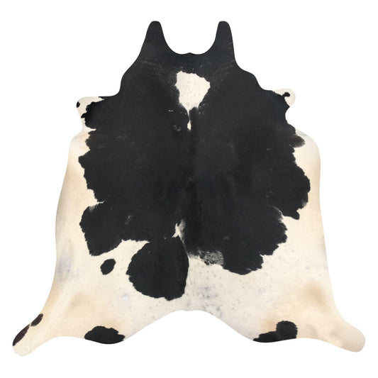 Natural Brazilian Cowhide Rug -  Espresso, Beige & Ivory