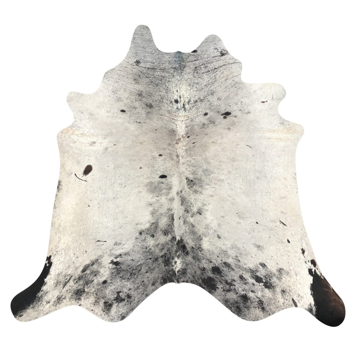 Natural Brazilian Cowhide Rug -  Taupe, Ivory & Espresso