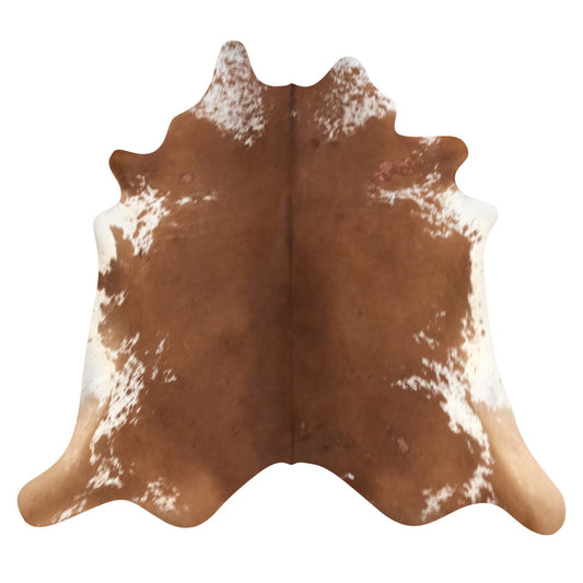 Natural Brazilian Cowhide Rug -  Mocha, Ivory & Caramel
