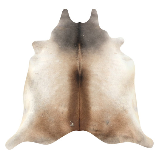 Natural Brazilian Cowhide Rug -  Caramel, Ivory & Taupe