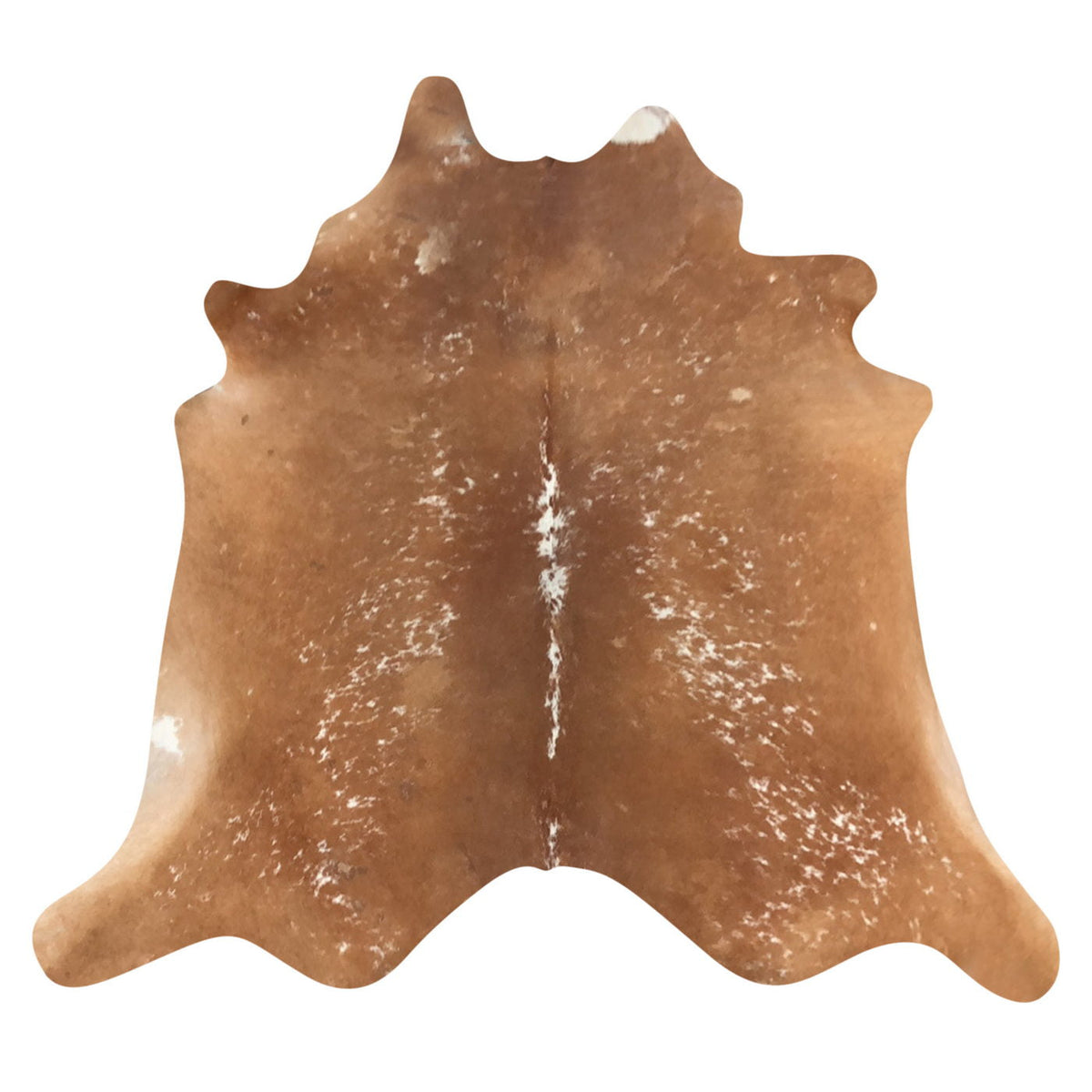 Natural Brazilian Cowhide Rug -  Mocha & Ivory
