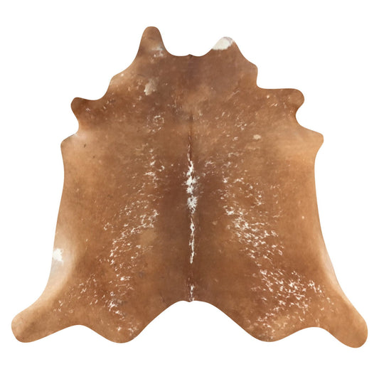 Natural Brazilian Cowhide Rug -  Mocha & Ivory