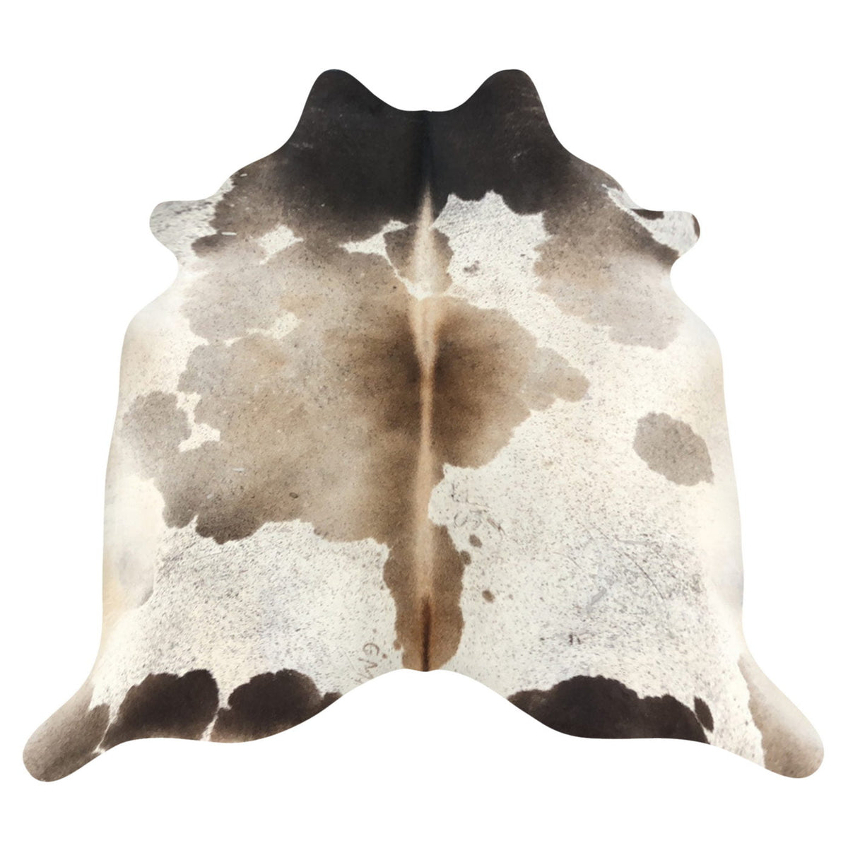 Natural Brazilian Cowhide Rug -  Caramel, Espresso & Taupe
