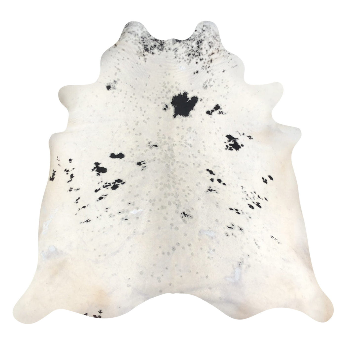 Natural Brazilian Cowhide Rug -  Ivory, Espresso & Taupe
