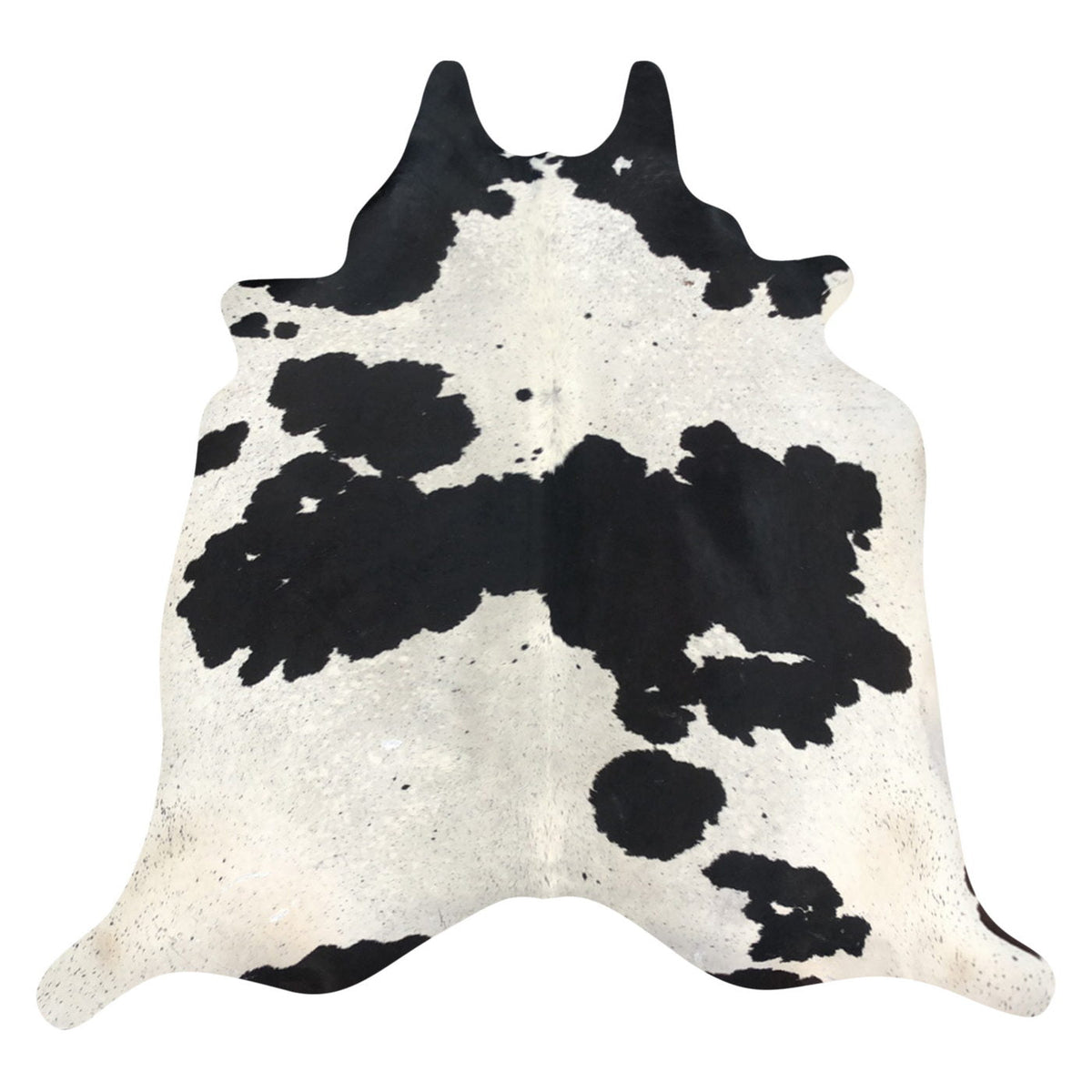 Natural Brazilian Cowhide Rug -  Espresso, Taupe & Ivory
