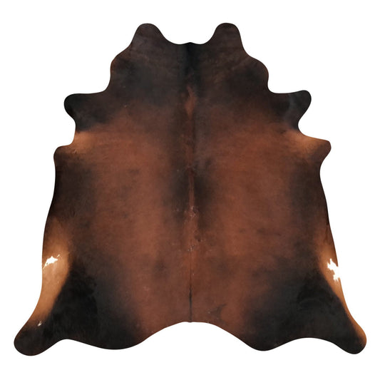 Natural Brazilian Cowhide Rug -  Mocha, Espresso & Ivory