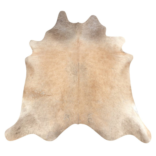 Natural Brazilian Cowhide Rug -  Caramel, Taupe & Ivory