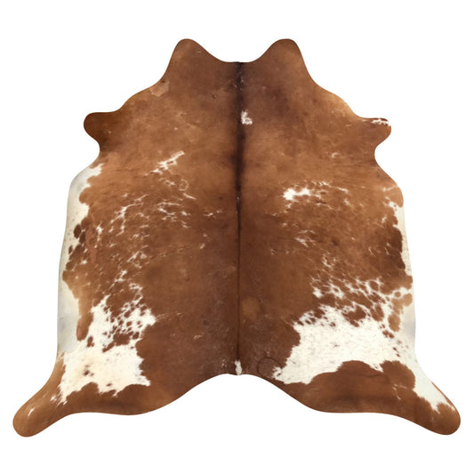 Natural Brazilian Cowhide Rug -  Mocha & Ivory