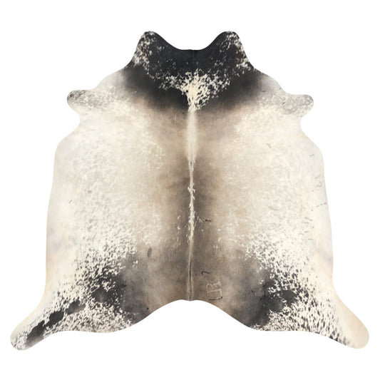 Natural Brazilian Cowhide Rug -  Beige, Espresso & Ivory