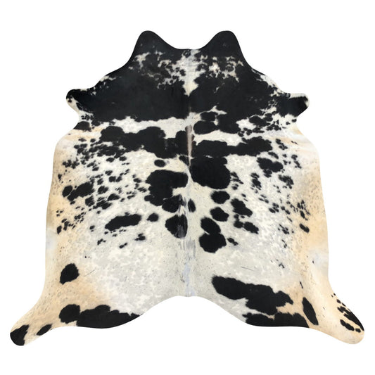 Natural Brazilian Cowhide Rug -  Espresso, Taupe & Beige