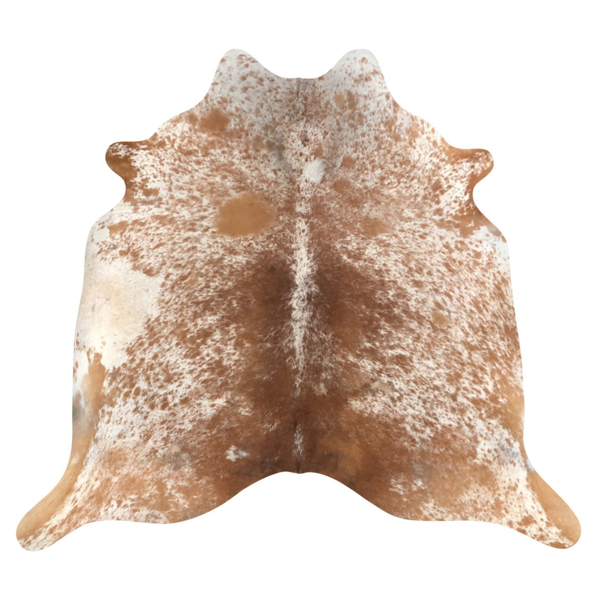 Natural Brazilian Cowhide Rug -  Mocha & Ivory