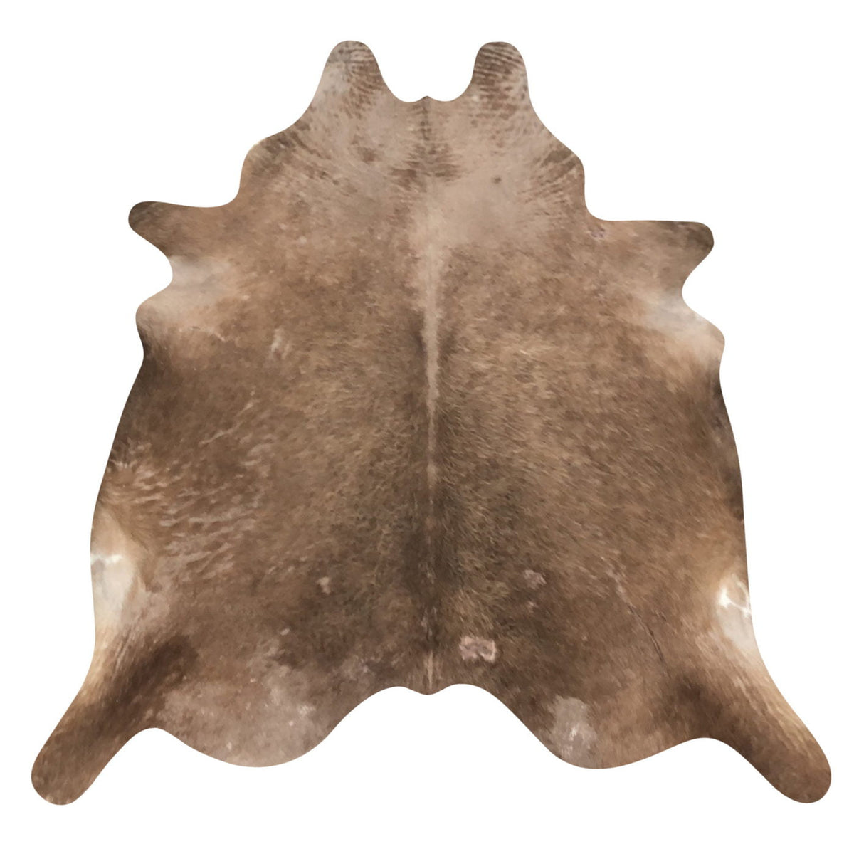 Natural Brazilian Cowhide Rug -  Mocha, Caramel & Ivory