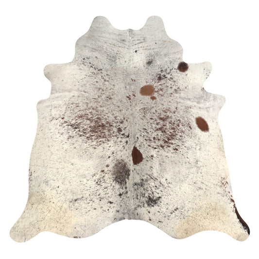 Natural Brazilian Cowhide Rug -  Mocha, Ivory & Espresso