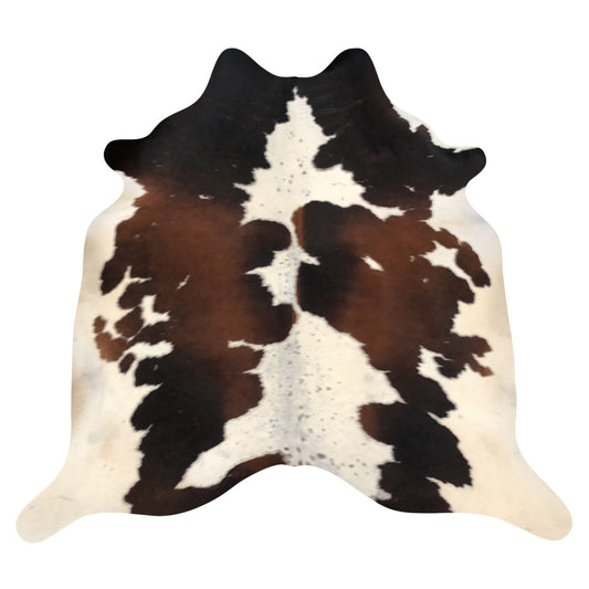 Natural Brazilian Cowhide Rug -  Mocha, Espresso & Ivory