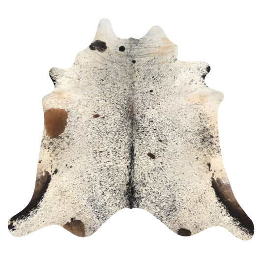 Natural Brazilian Cowhide Rug -  Espresso, Ivory & Mocha