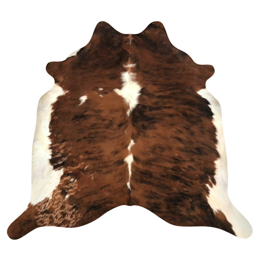 Natural Brazilian Cowhide Rug -  Mocha, Espresso & Ivory