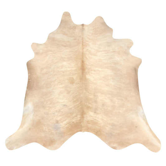 Natural Brazilian Cowhide Rug -  Caramel & Ivory