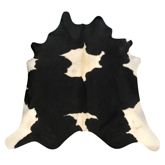 Natural Brazilian Cowhide Rug -  Espresso & Ivory