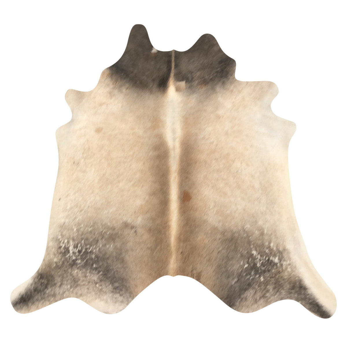 Natural Brazilian Cowhide Rug -  Caramel, Taupe & Ivory