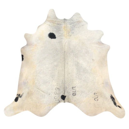 Natural Brazilian Cowhide Rug -  Ivory, Beige & Espresso