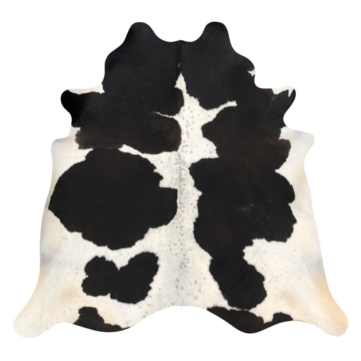 Natural Brazilian Cowhide Rug -  Espresso, Ivory & Taupe