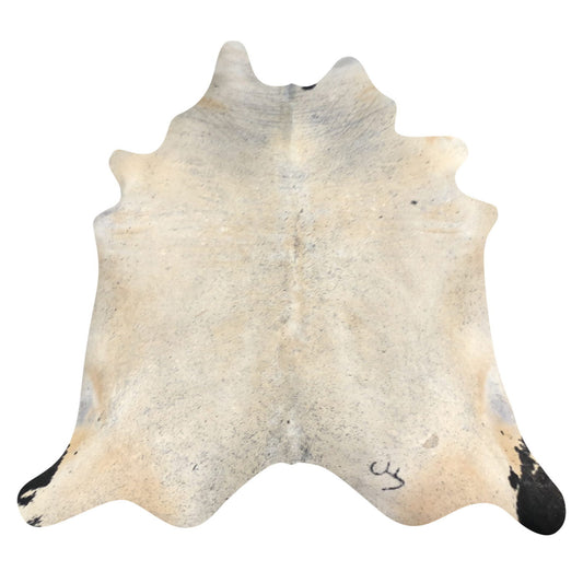 Natural Brazilian Cowhide Rug -  Beige, Ivory & Espresso