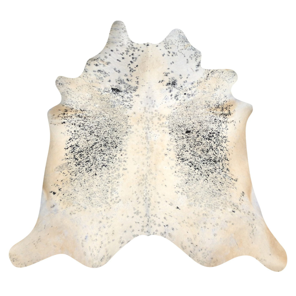 Natural Brazilian Cowhide Rug -  Taupe, Beige & Espresso