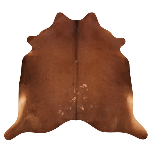 Natural Brazilian Cowhide Rug -  Mocha & Caramel