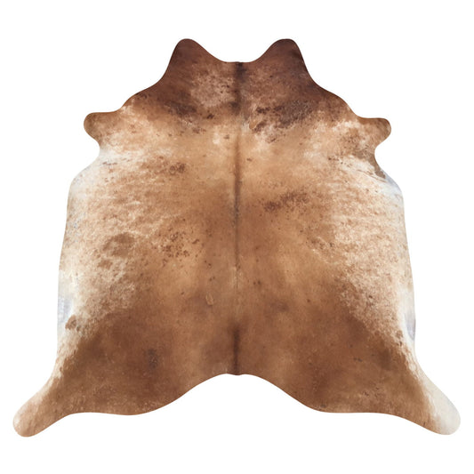 Natural Brazilian Cowhide Rug -  Caramel, Mocha & Ivory