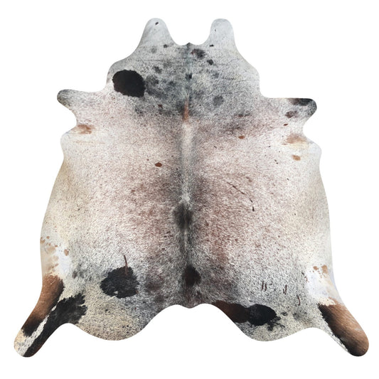 Natural Brazilian Cowhide Rug -  Mocha, Espresso & Ivory