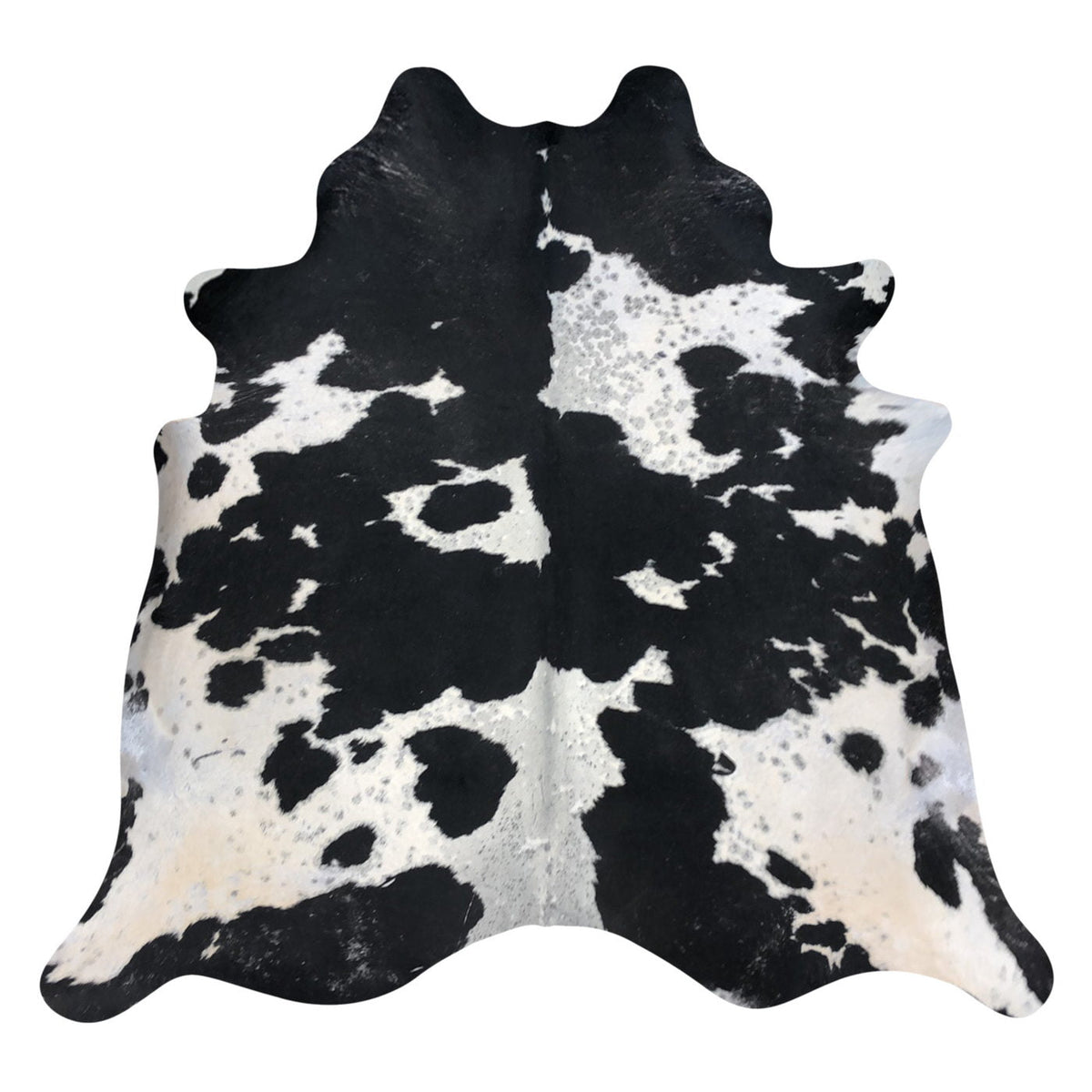 Natural Brazilian Cowhide Rug -  Espresso, Taupe & Ivory