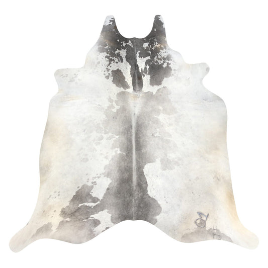 Natural Brazilian Cowhide Rug -  Taupe & Ivory