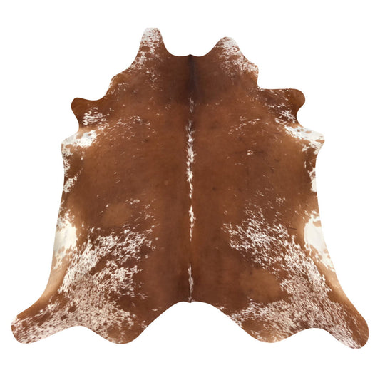 Natural Brazilian Cowhide Rug -  Mocha & Ivory