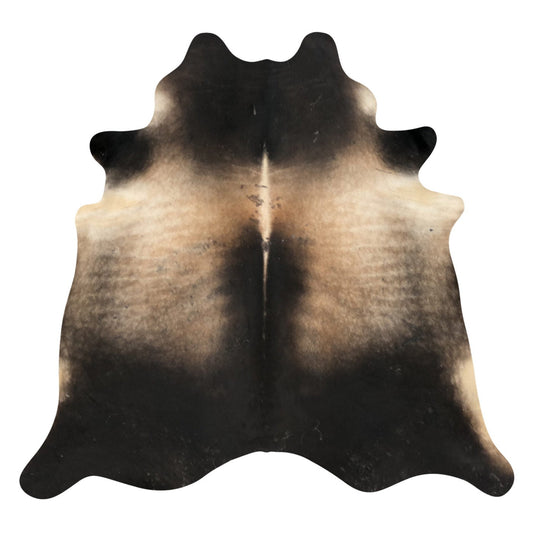 Natural Brazilian Cowhide Rug -  Caramel & Espresso