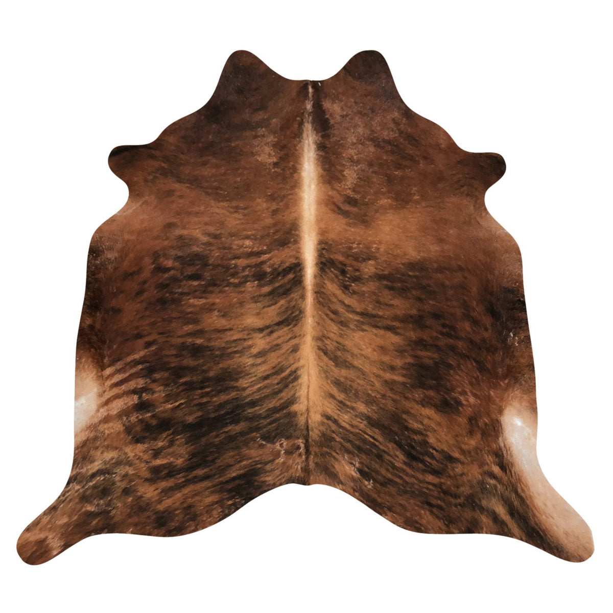 Natural Brazilian Cowhide Rug -  Mocha, Espresso & Caramel