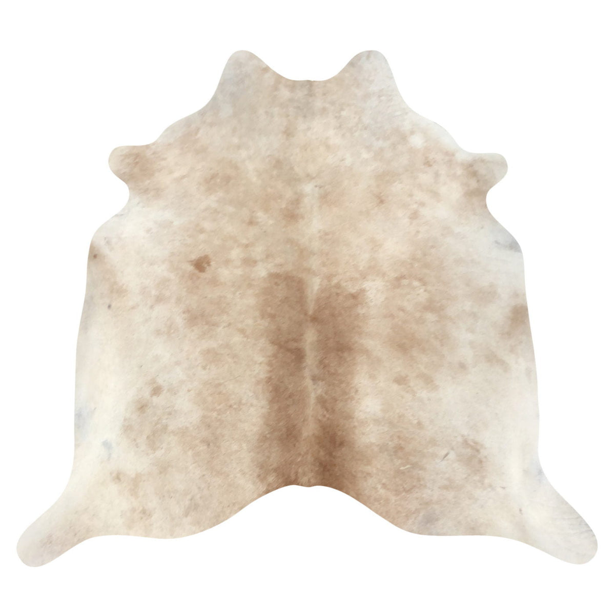 Natural Brazilian Cowhide Rug -  Caramel & Ivory
