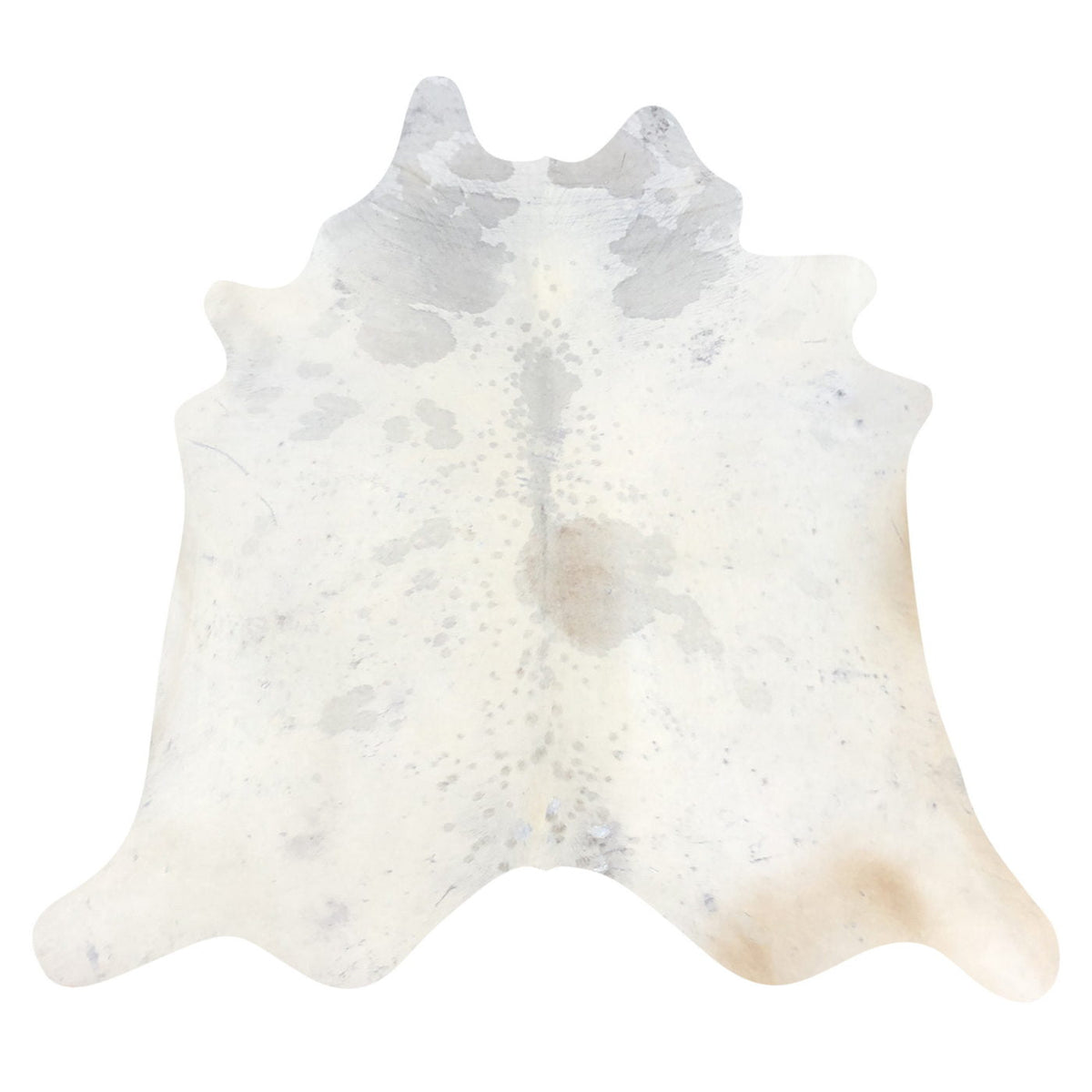 Natural Brazilian Cowhide Rug -  Ivory, Taupe & Beige