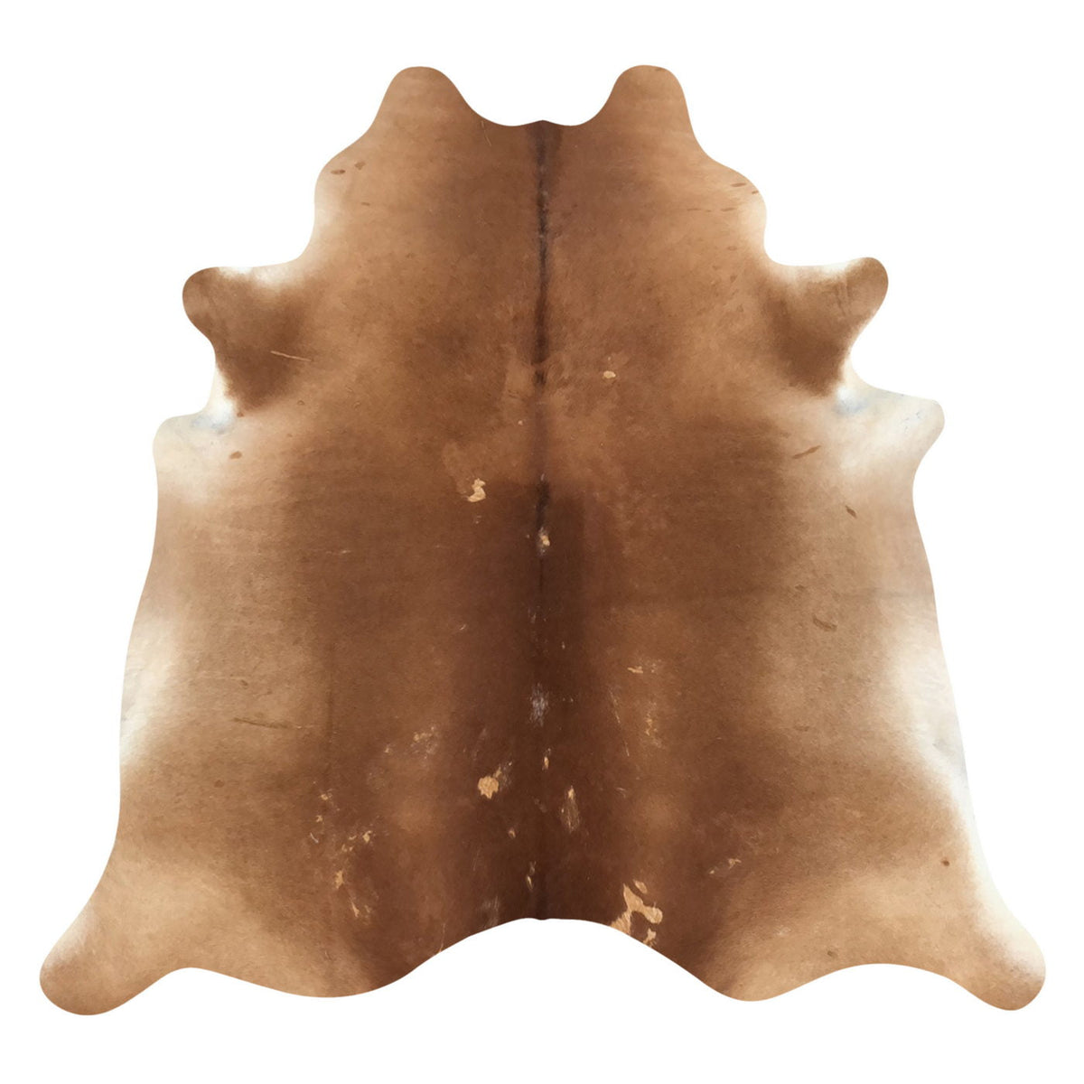 Natural Brazilian Cowhide Rug -  Mocha, Caramel & Ivory