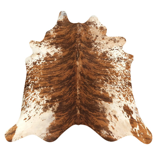 Natural Brazilian Cowhide Rug -  Mocha, Taupe & Ivory