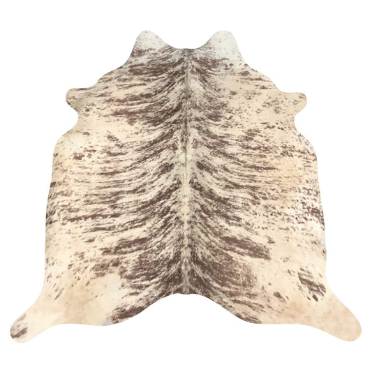 Natural Brazilian Cowhide Rug -  Chocolate, Beige & Ivory