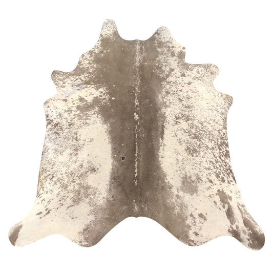 Natural Brazilian Cowhide Rug -  Taupe & Ivory