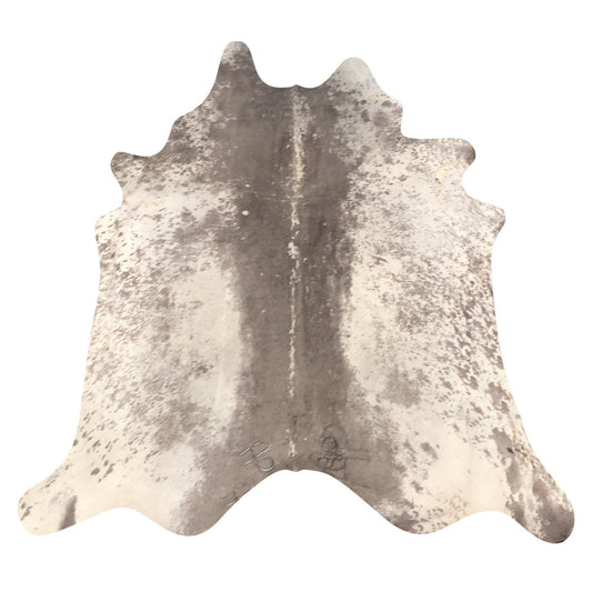 Natural Brazilian Cowhide Rug -  Taupe & Ivory