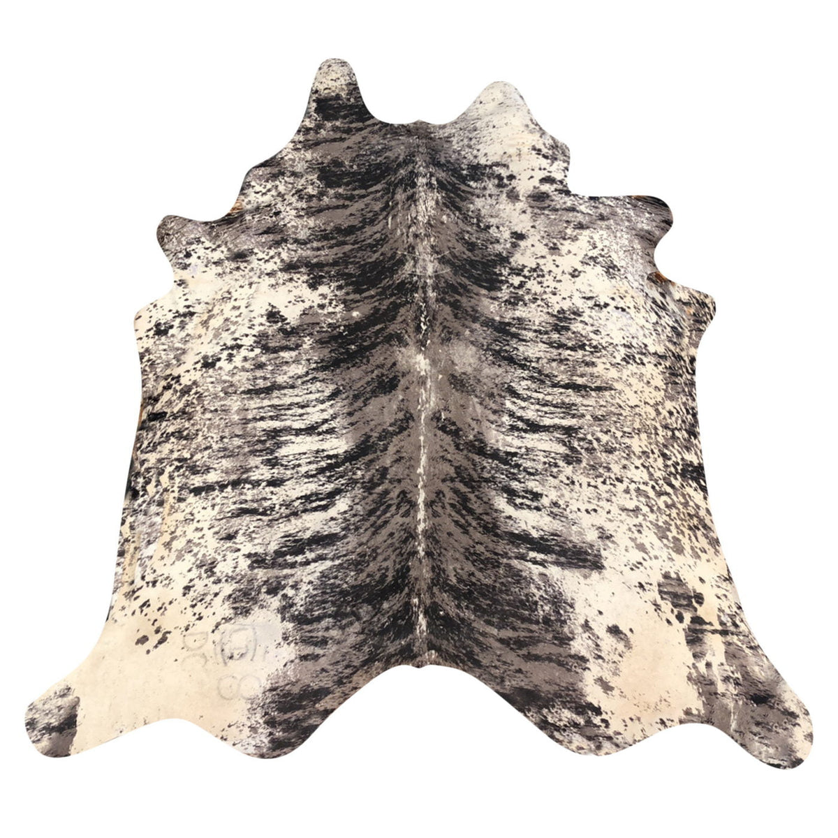 Natural Brazilian Cowhide Rug -  Espresso, Taupe & Ivory