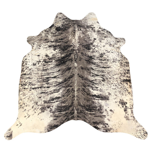 Natural Brazilian Cowhide Rug -  Espresso, Taupe & Ivory