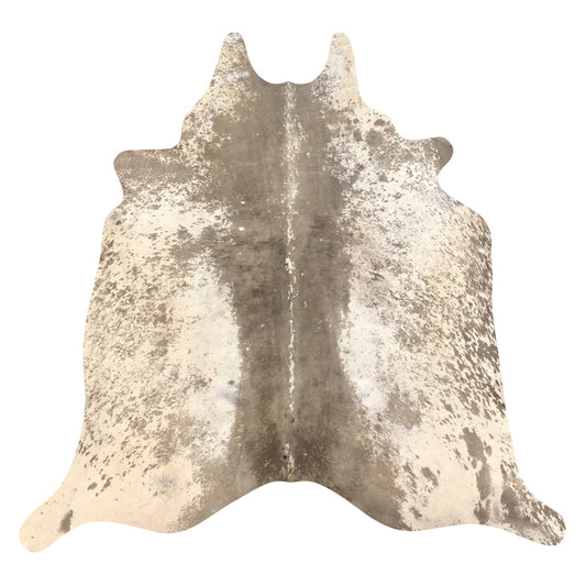 Natural Brazilian Cowhide Rug -  Taupe & Ivory
